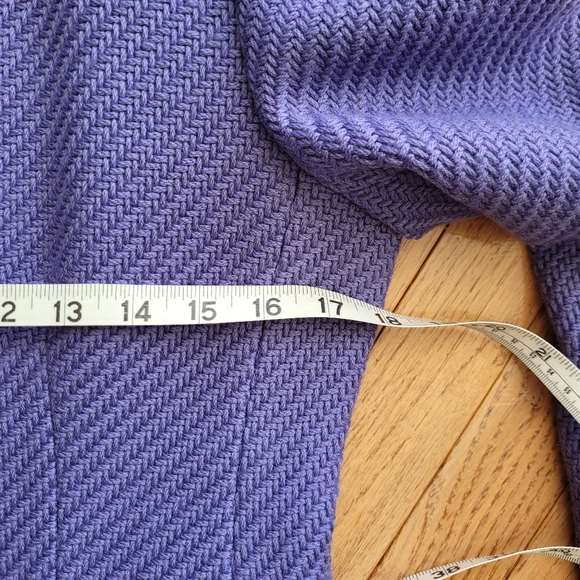 Talbots Collection Wool Jacket Wool Lined Purple Soft Zip Up 10P - Picture 12 of 15